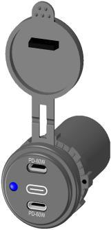 1118S-UT/UT3/UTP/UTV/UTW/UT3W/UTPW/UTVW-USB Charger